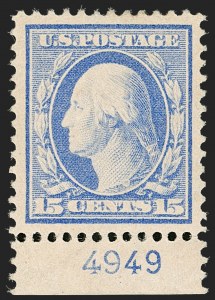 Sale Number 1199, Lot Number 1451, 1910-13 Washington-Franklin Issue (Scott 374-396) Sale Number 1199, Lot Number 1451, 1910-13 Washington-Franklin Issue (Scott 374-396)