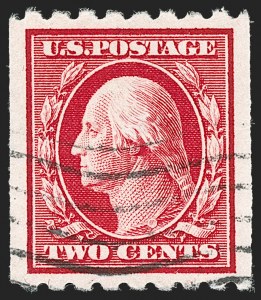 Sale Number 1202, Lot Number 2412, 1910 Perf 8.5 Vertical Coils, Single-Line Watermark (Scott 390-391) Sale Number 1202, Lot Number 2412, 1910 Perf 8.5 Vertical Coils, Single-Line Watermark (Scott 390-391)