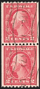 Sale Number 1202, Lot Number 2585, 1916-18 Perf 10 Vertical Rotary Press Coils, Unwatermarked (Scott 486-489) Sale Number 1202, Lot Number 2585, 1916-18 Perf 10 Vertical Rotary Press Coils, Unwatermarked (Scott 486-489)