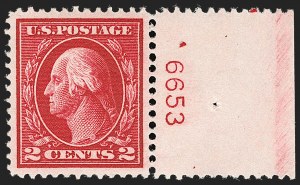 Sale Number 1206, Lot Number 448, 1912-14 Washington-Franklin Issue (Scott 405-423) Sale Number 1206, Lot Number 448, 1912-14 Washington-Franklin Issue (Scott 405-423)