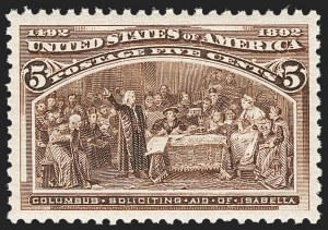 Sale Number 1217, Lot Number 989, 1893 Columbian Issue (Scott 230-245) Sale Number 1217, Lot Number 989, 1893 Columbian Issue (Scott 230-245)