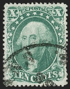 Sale Number 1219, Lot Number 125, 10c-12c 1857-60 Issue (Scott 31-36B) Sale Number 1219, Lot Number 125, 10c-12c 1857-60 Issue (Scott 31-36B)