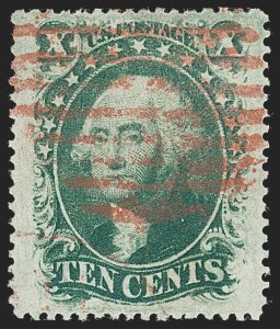 Sale Number 1219, Lot Number 128, 10c-12c 1857-60 Issue (Scott 31-36B) Sale Number 1219, Lot Number 128, 10c-12c 1857-60 Issue (Scott 31-36B)