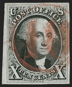 Sale Number 1227, Lot Number 2120, 10c 1847 Issue (Scott 2) Sale Number 1227, Lot Number 2120, 10c 1847 Issue (Scott 2)