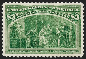 Sale Number 1227, Lot Number 2934, $1.00-$5.00 1893 Columbian Issue (Scott 241-245) Sale Number 1227, Lot Number 2934, $1.00-$5.00 1893 Columbian Issue (Scott 241-245)