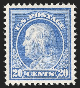 Sale Number 1231, Lot Number 329, 1912-14 Washington-Franklin Issue (Scott 405-423) Sale Number 1231, Lot Number 329, 1912-14 Washington-Franklin Issue (Scott 405-423)