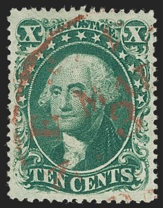 Sale Number 1231, Lot Number 67, 1857-60 Issue and 1875 Reprint (Scott 18-47) Sale Number 1231, Lot Number 67, 1857-60 Issue and 1875 Reprint (Scott 18-47)