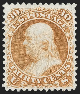 Sale 1234, Lot 132, 1867-68 Grilled Issue and 1875 Re-Issue of 1861-66 Issue (Scott 81-111), 1c-90c 1861-66 Re-Issue (102-111) Sale 1234, Lot 132, 1867-68 Grilled Issue and 1875 Re-Issue of 1861-66 Issue (Scott 81-111)