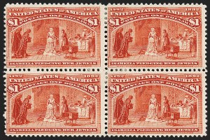 Sale 1234, Lot 265, 1893 Columbian Issue (Scott 230-245), $1.00-$5.00 Columbian (241-245) Sale 1234, Lot 265, 1893 Columbian Issue (Scott 230-245)