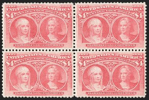 Sale 1234, Lot 265, 1893 Columbian Issue (Scott 230-245), $1.00-$5.00 Columbian (241-245) Sale 1234, Lot 265, 1893 Columbian Issue (Scott 230-245)