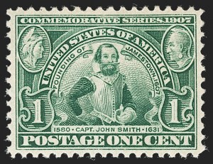 Sale Number 1235, Lot Number 1268, 1904 Louisiana Purchase and Jamestown Issues (Scott 323-330) Sale Number 1235, Lot Number 1268, 1904 Louisiana Purchase and Jamestown Issues (Scott 323-330)