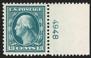 Sale Number 1235, Lot Number 1273, 1908-10 Washington-Franklin Issues including Bluish Paper (Scott 331-366) Sale Number 1235, Lot Number 1273, 1908-10 Washington-Franklin Issues including Bluish Paper (Scott 331-366)