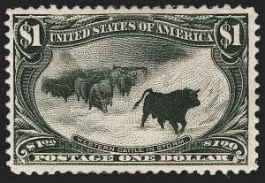 Sale 1240, Lot 360, 1898 Trans-Mississippi Issue (Scott 285-293), $1.00 Trans-Mississippi (292) Sale 1240, Lot 360, 1898 Trans-Mississippi Issue (Scott 285-293)