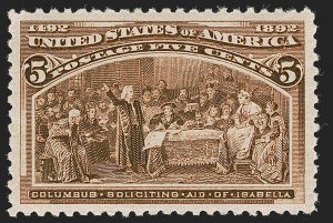 Sale Number 1245, Lot Number 1458, 1c-30c 1893 Columbian Issue (Scott 230-239) Sale Number 1245, Lot Number 1458, 1c-30c 1893 Columbian Issue (Scott 230-239)