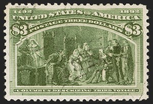Sale Number 1245, Lot Number 1515, 50c-$5.00 1893 Columbian Issue (Scott 240-245) Sale Number 1245, Lot Number 1515, 50c-$5.00 1893 Columbian Issue (Scott 240-245)