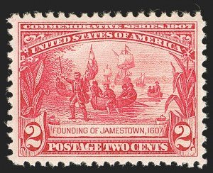 Sale Number 1245, Lot Number 1719, 1907 Jamestown Issue (Scott 328-330) Sale Number 1245, Lot Number 1719, 1907 Jamestown Issue (Scott 328-330)
