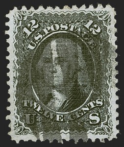 Sale Number 1247, Lot Number 181, 1867-68 Grilled Issue, cont. (Scott 86-101) Sale Number 1247, Lot Number 181, 1867-68 Grilled Issue, cont. (Scott 86-101)
