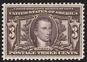 Sale Number 1247, Lot Number 492, 1904 Louisiana Purchase, 1907 Jamestown Issues (Scott 323-330) Sale Number 1247, Lot Number 492, 1904 Louisiana Purchase, 1907 Jamestown Issues (Scott 323-330)