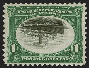 Sale Number 1251, Lot Number 1241, 1901 Pan-American Issue Inverts (Scott 294a, 295a) Sale Number 1251, Lot Number 1241, 1901 Pan-American Issue Inverts (Scott 294a, 295a)