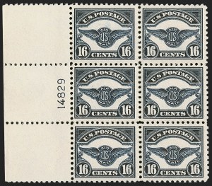 Sale 1256, Lot 2224, Air Post, 16c Dark Blue, 1923 Air Post (C5) Sale 1256, Lot 2224, Air Post