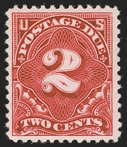 Sale 1256, Lot 2248, Postage Due, 2c Vermilion (J30) Sale 1256, Lot 2248, Postage Due