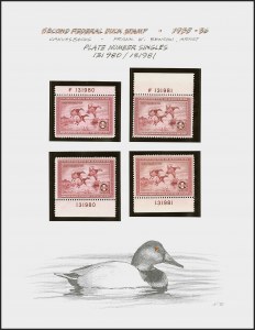 Sale 1258, Lot 3031, Artist Remarques and Signed Stamps, 1934-2012 Hunting Permits, Complete Plate Number Collection (RW1-RW79) Sale 1258, Lot 3031, Artist Remarques and Signed Stamps