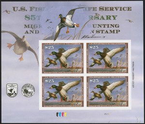 Sale 1258, Lot 3032, Artist Remarques and Signed Stamps, $1.00-$25.00 1944-2018 Hunting Permits, Remarqued (RW11/RW86) Sale 1258, Lot 3032, Artist Remarques and Signed Stamps