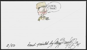 Sale 1258, Lot 3033, Artist Remarques and Signed Stamps, $12.50 1989 Hunting Permit (RW56) Sale 1258, Lot 3033, Artist Remarques and Signed Stamps