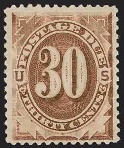 Sale 1268, Lot 449, Special Delivery, Registration, Postage Due, Offices in China, 30c Brown (J6) Sale 1268, Lot 449, Special Delivery, Registration, Postage Due, Offices in China