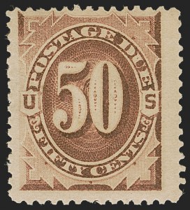 Sale 1285, Lot 2192, Postage Due, 30c-50c Brown (J6-J7) Sale 1285, Lot 2192, Postage Due