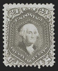Sale 1290, Lot 1167, 1861-66 Issue (Scott 56-78), 24c Lilac (78) Sale 1290, Lot 1167, 1861-66 Issue (Scott 56-78)