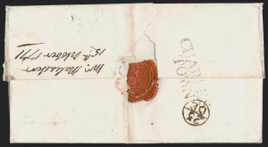 Sale 1291, Lot 14, Florida Postal History: British Period, 1771, Charlestown S.C. to Westminster, England, Discussing Florida Sale 1291, Lot 14, Florida Postal History: British Period
