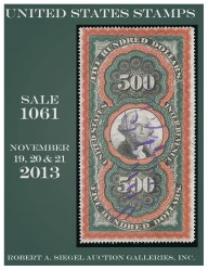 Sale No. 1061 — Siegel Auction Galleries