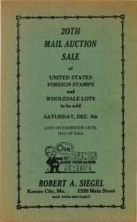 Sale No. 20 — Siegel Auction Galleries