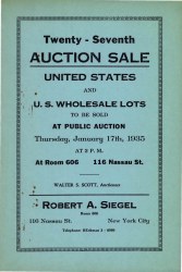 Sale No. 27 — Siegel Auction Galleries