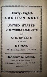 Sale No. 38 — Siegel Auction Galleries