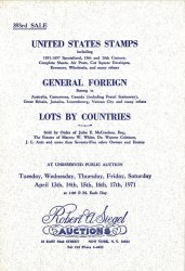 Sale No. 393 — Siegel Auction Galleries