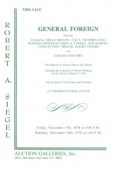 Sale No. 538 — Siegel Auction Galleries