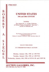Sale No. 574 — Siegel Auction Galleries